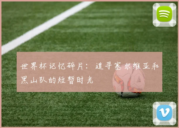 世界杯记忆碎片:追寻塞尔维亚和黑山队的短暂时光